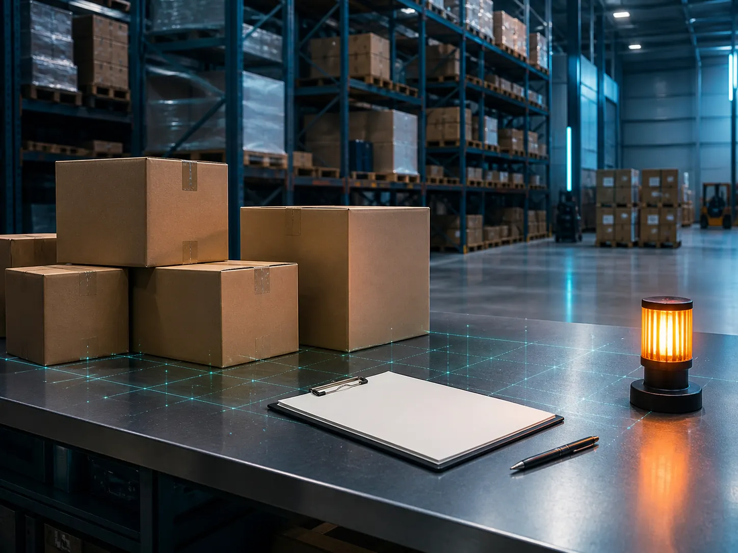 Warehouse compliance and documentation workspace